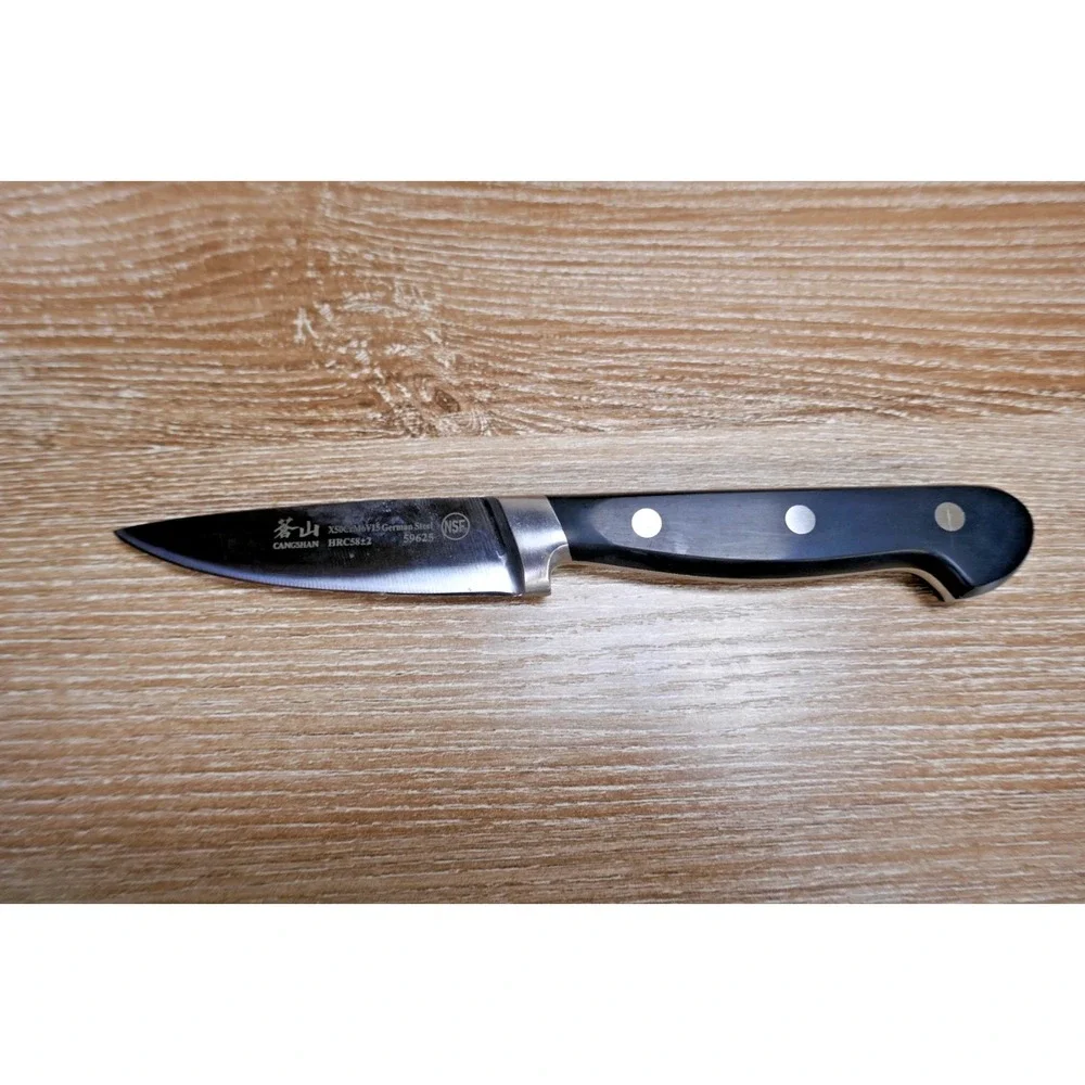 Cangshan V2 Series 1022520 German Steel Forged 5-Piece Starter Knife Block Set